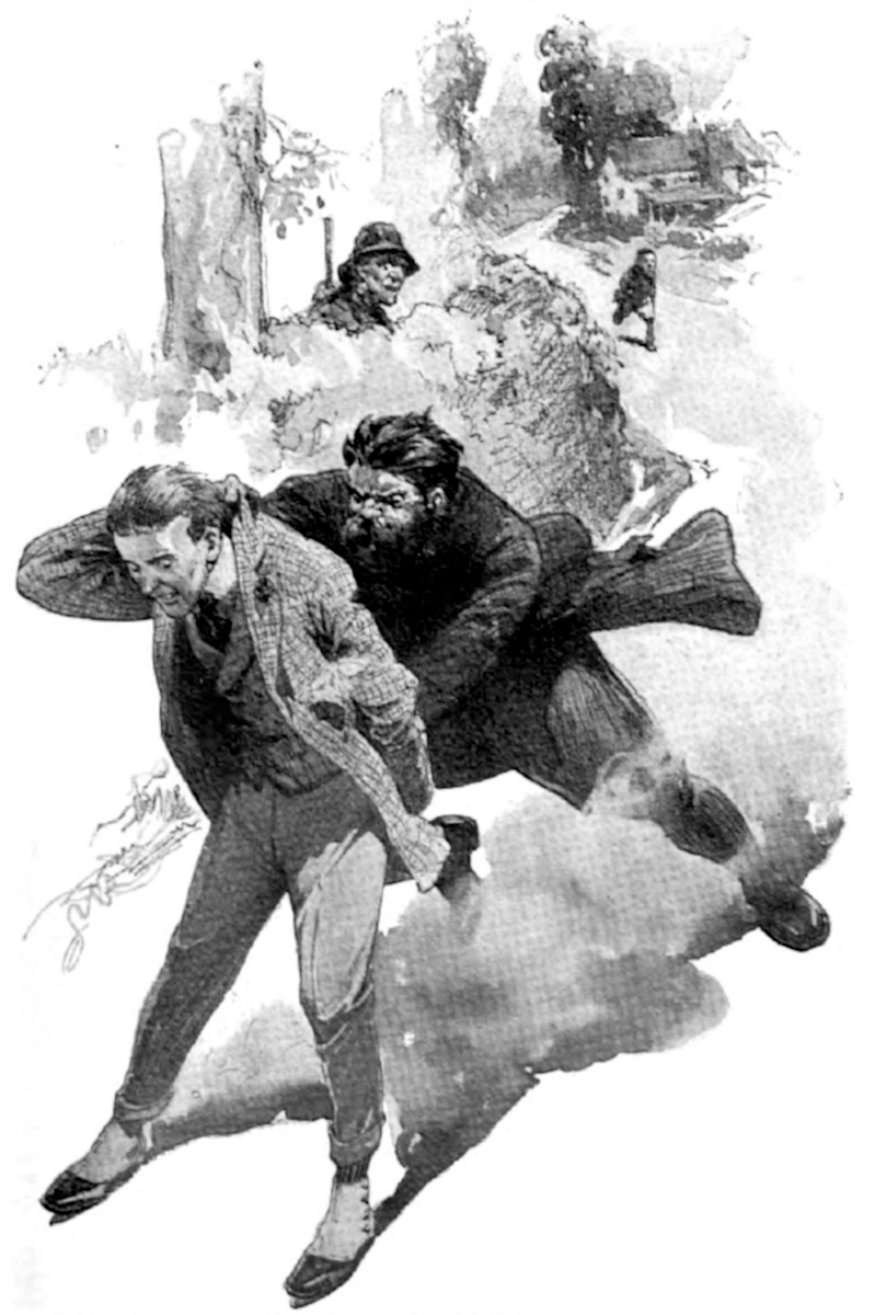He ran young Alec Simpson of the Courier a mile down the high road.