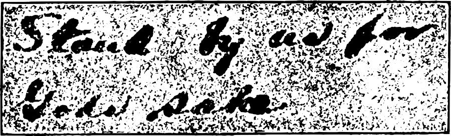 The reverse of the blotting paper