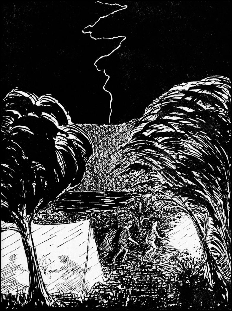 WIND, RAIN AND LIGHTNING