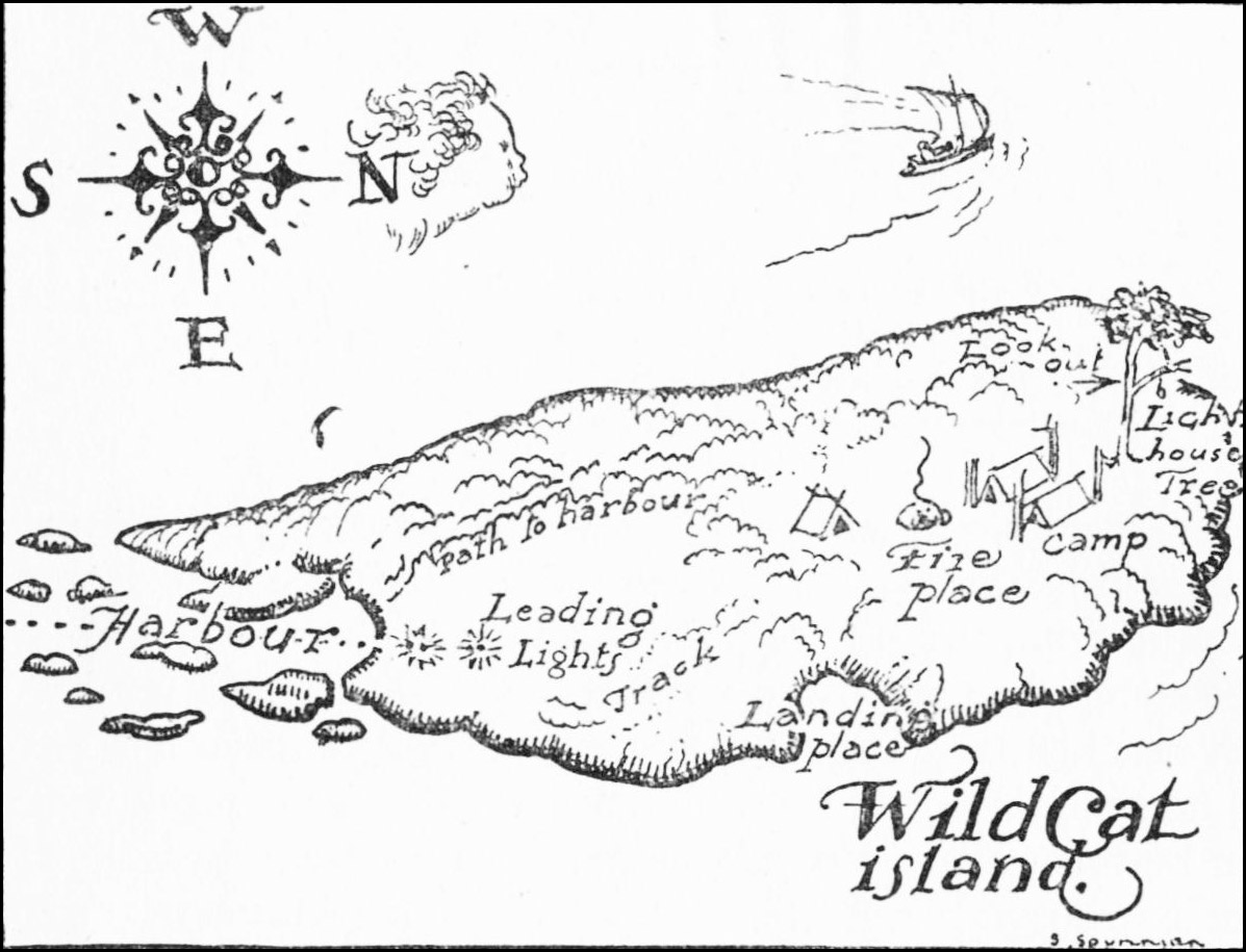 MAP OF WILD CAT ISLAND