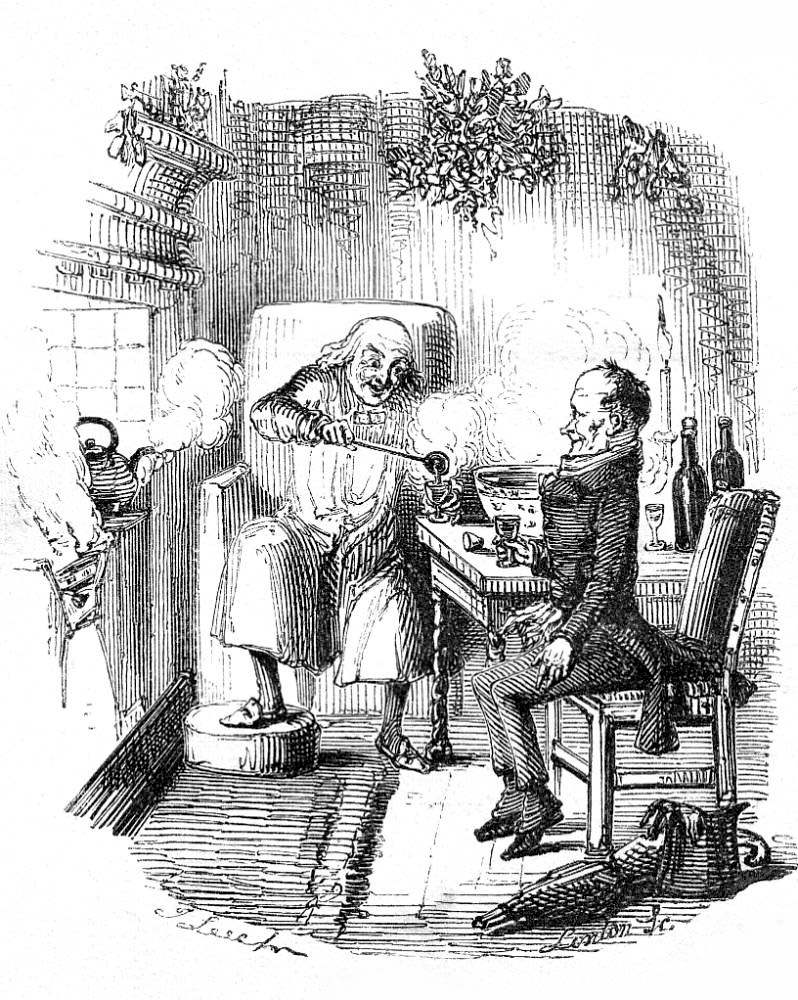 Scrooge and Bob Cratchit