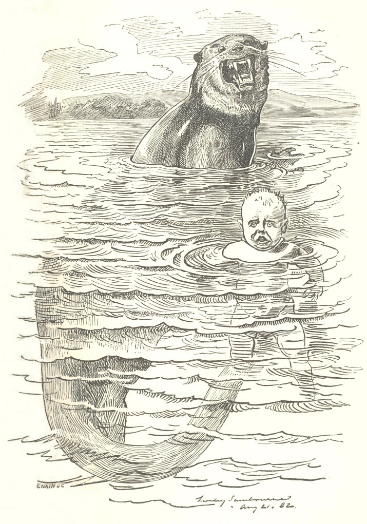 Tom and the otter