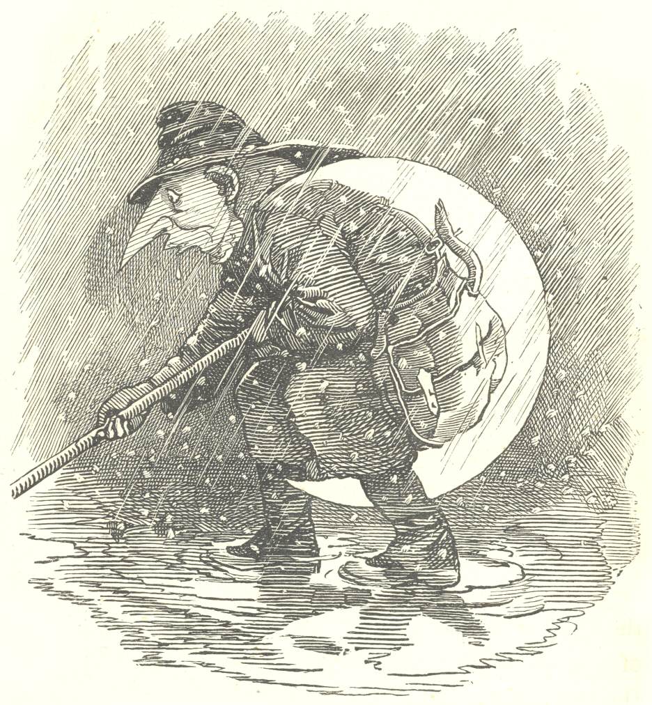 Man in rain