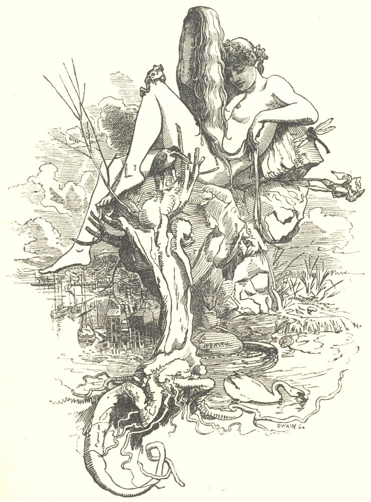 Youth reclining near stream