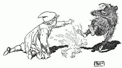 “Poof, poof, poofy,” he said, and made a grab