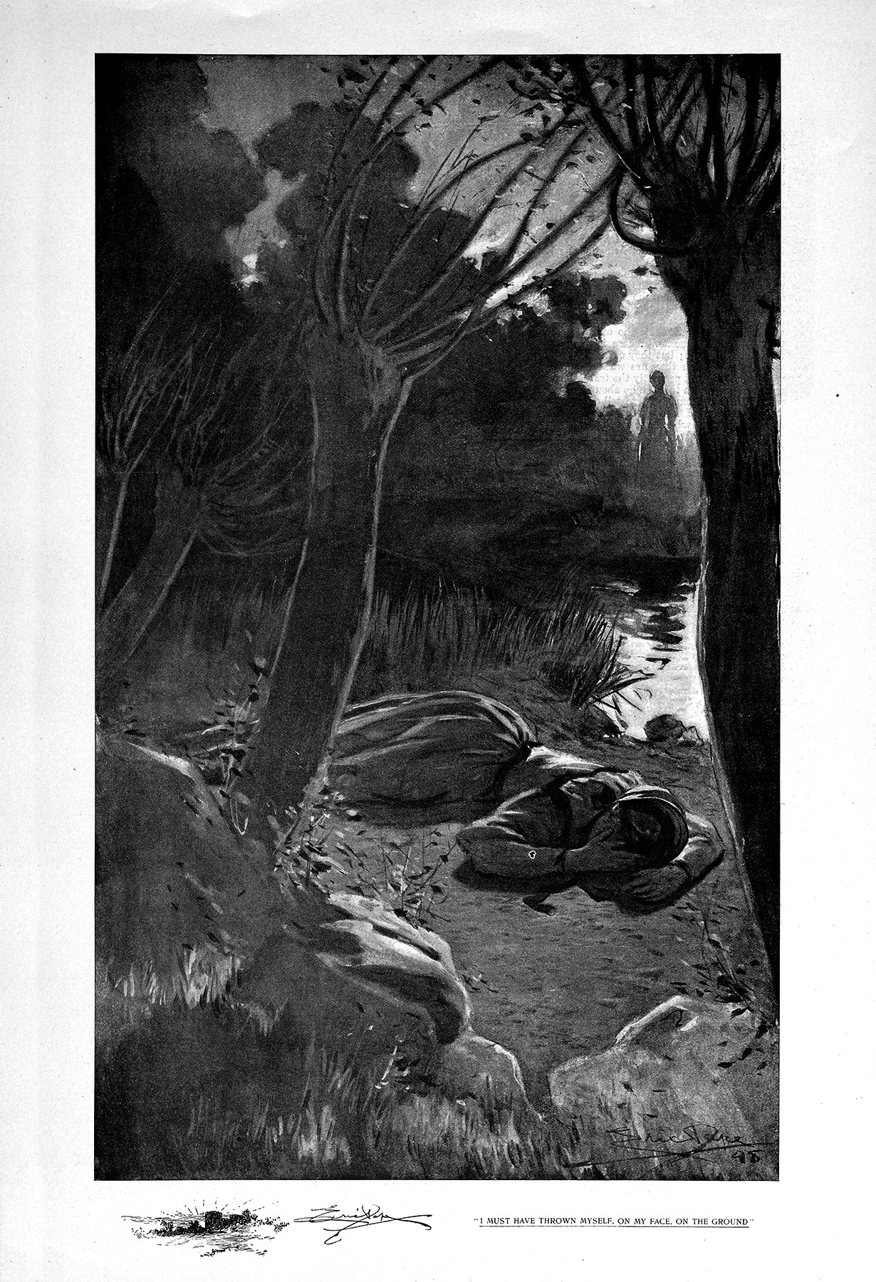 “I must have thrown myself, on my face, on the ground . . .”