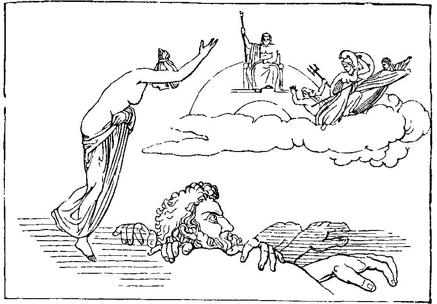 THETIS CALLING BRIAREUS TO THE ASSISTANCE OF JUPITER