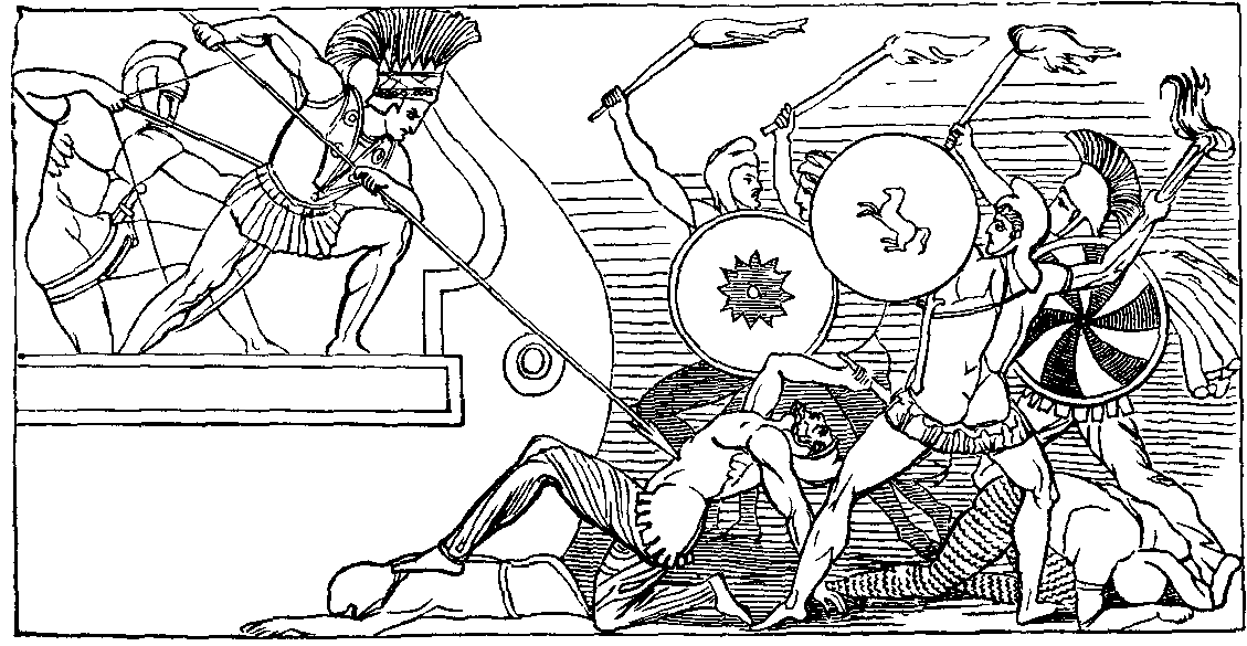 AJAX DEFENDING THE GREEK SHIPS
