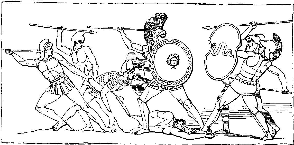 FIGHT FOR THE BODY OF PATROCLUS