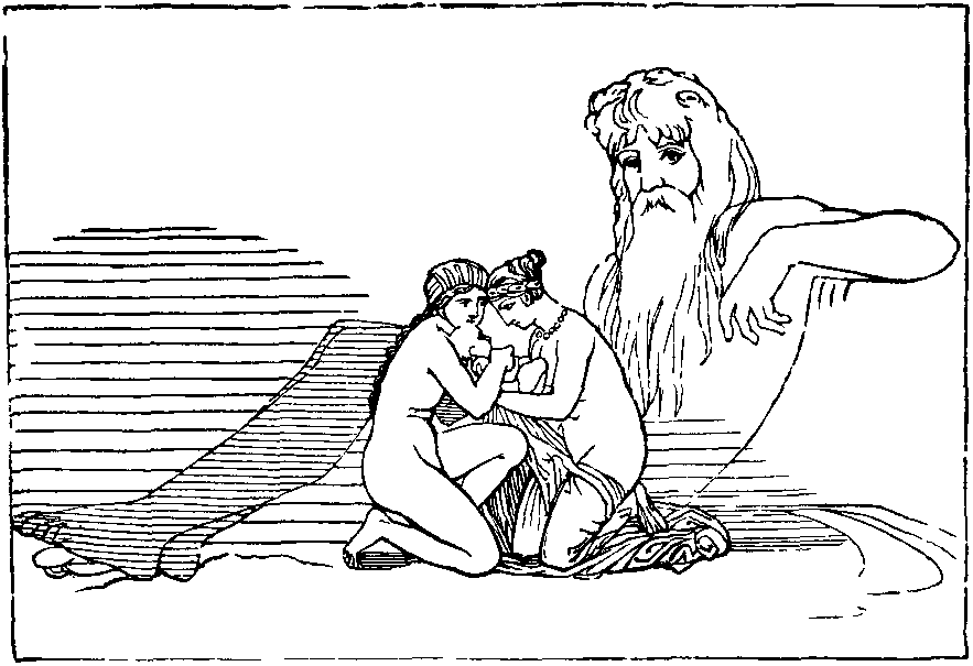 THETIS AND EURYNOME RECEIVING THE INFANT VULCAN