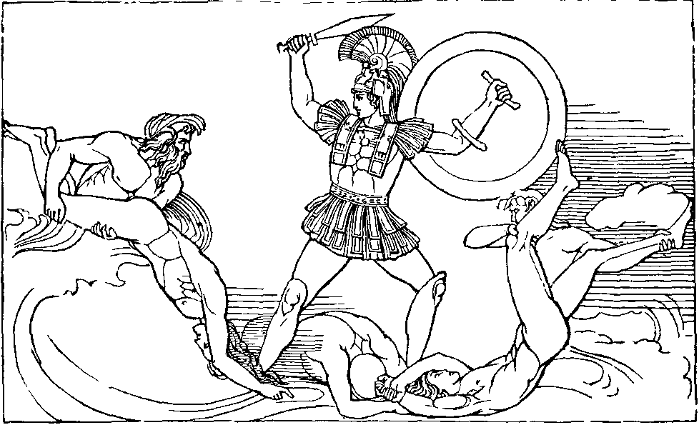 ACHILLES CONTENDING WITH THE RIVERS