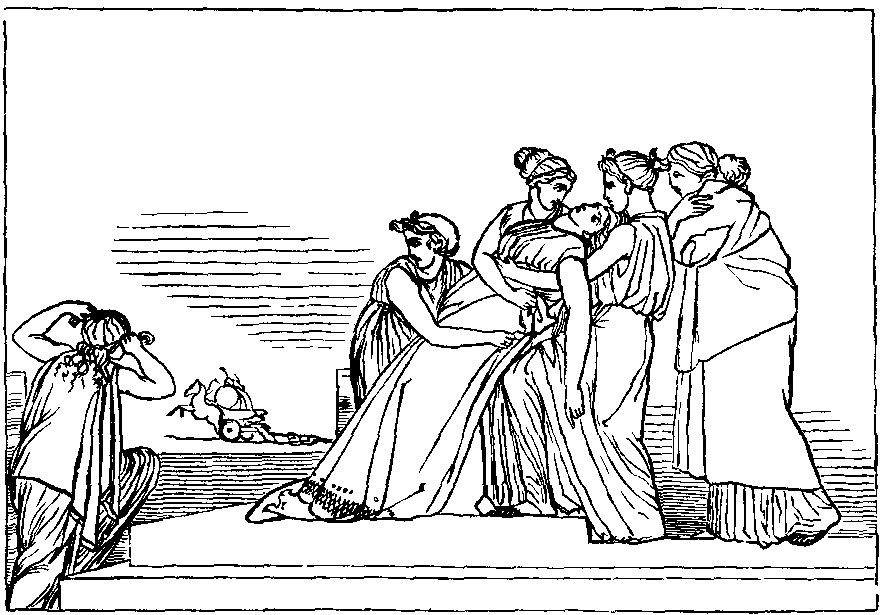 ANDROMACHE FAINTING ON THE WALL