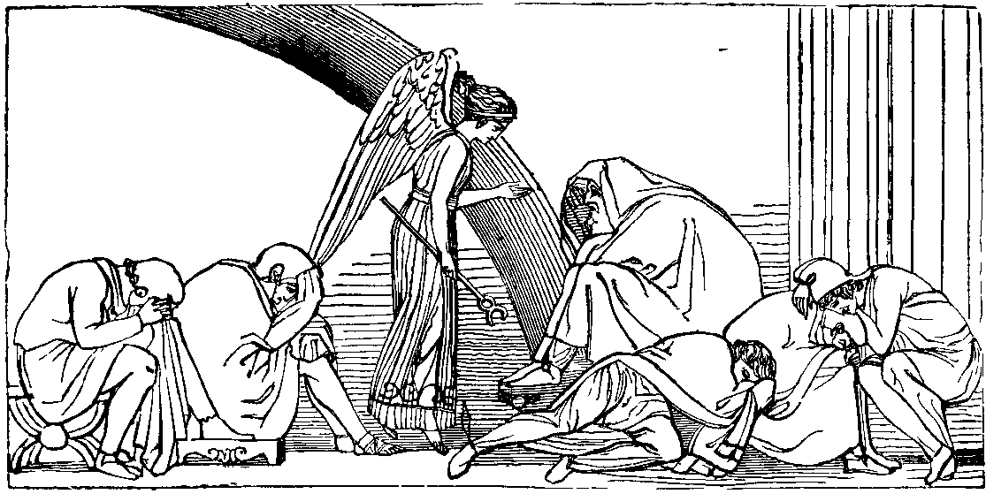 IRIS ADVISES PRIAM TO OBTAIN THE BODY OF HECTOR