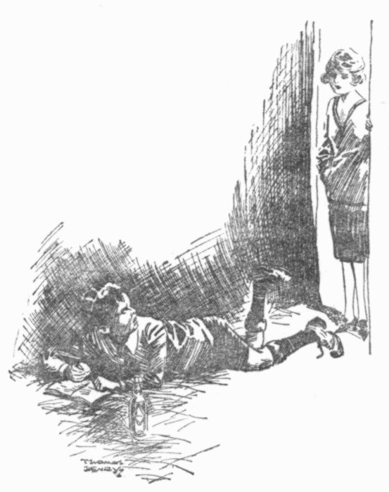 Ethel appeared in the doorway. 