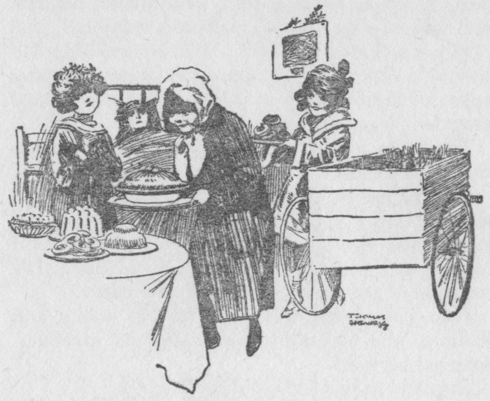 First the jellies and blanc manges---then the meat pies and trifles.