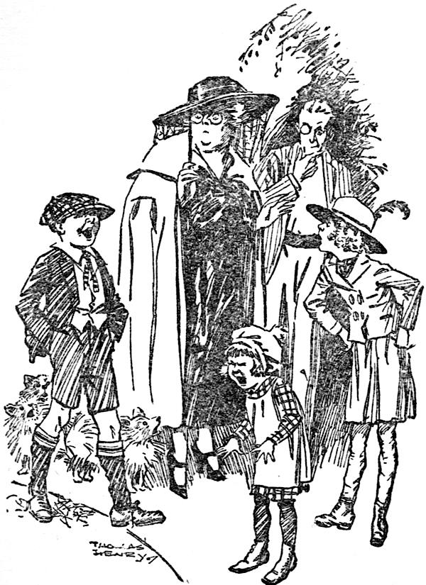WILLIAM YELLED THE WORDS IN HIS STRIDENT YOUNG VOICE.