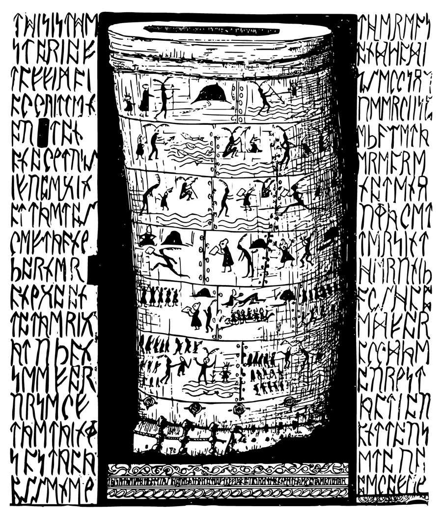 This is the story of Taffimai Metallumai carved on an old tusk a very long time ago by the Ancient Peoples.